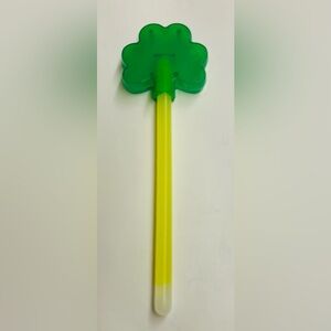 New Shamrock Glow Wand 9" x 3" Green and Yellow